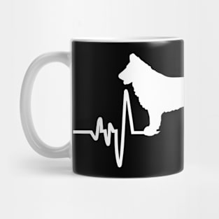 German Shepherd Heartbeat For Dog Lovers Mug